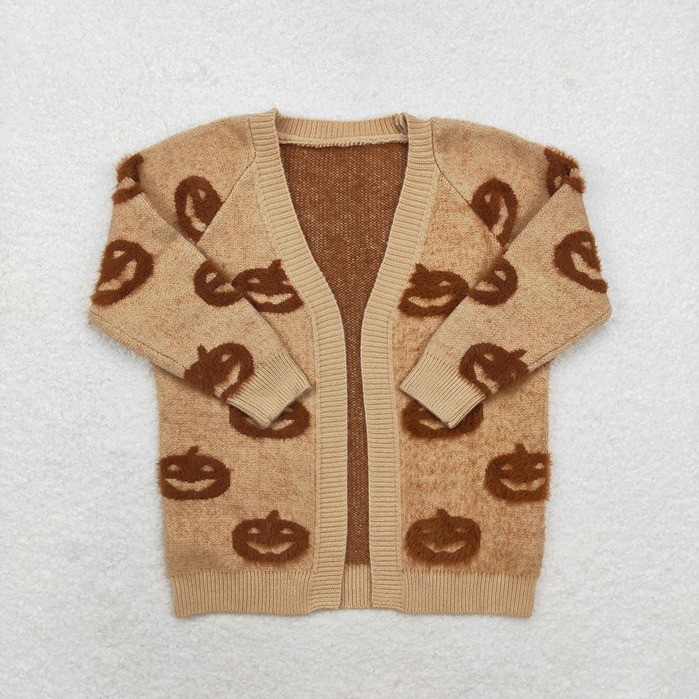 Sibling Baby Girls Halloween Long Sleeve Sweaters Cardigans