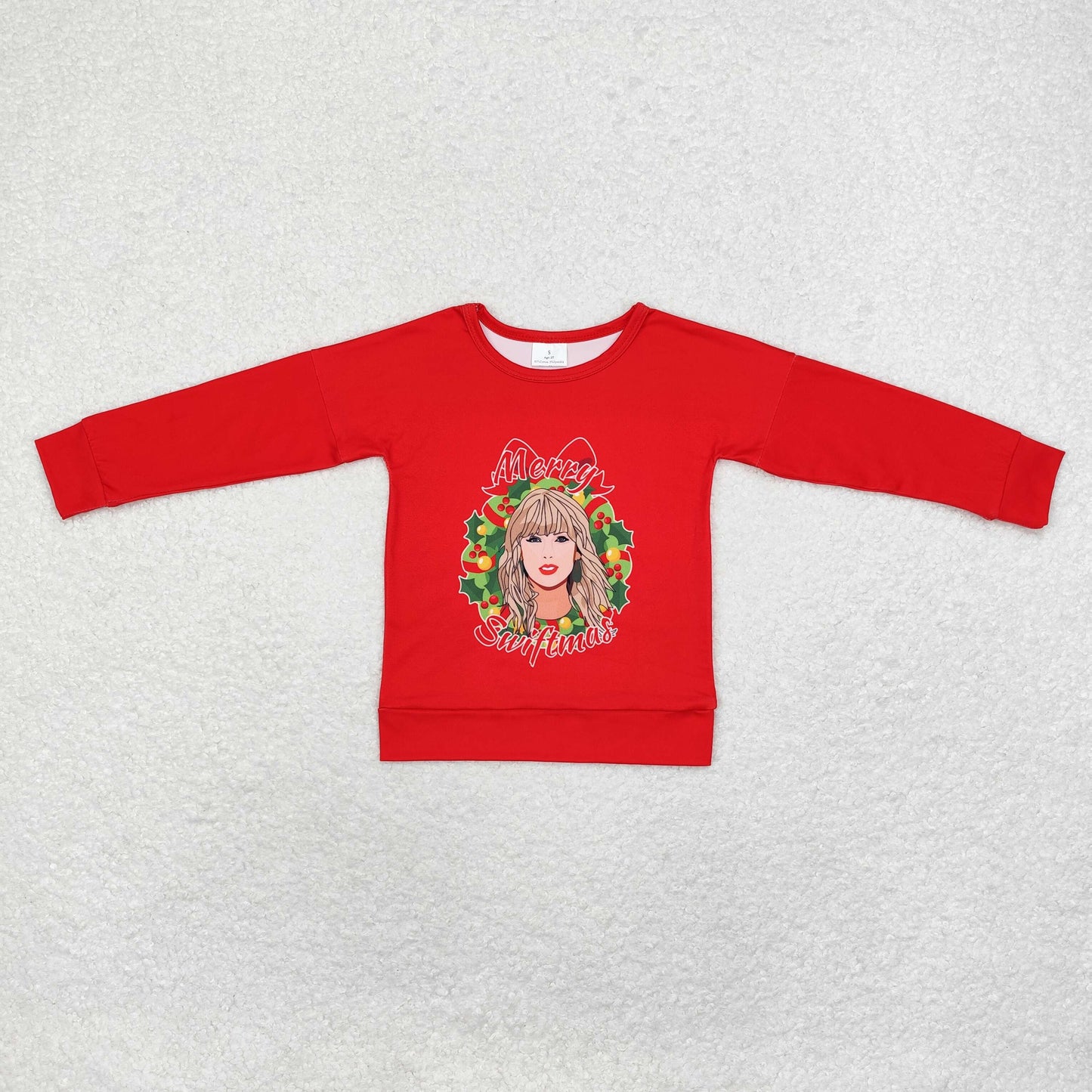 Sibling Baby Girls Long Sleeve Christmas Singer T-shirts Top
