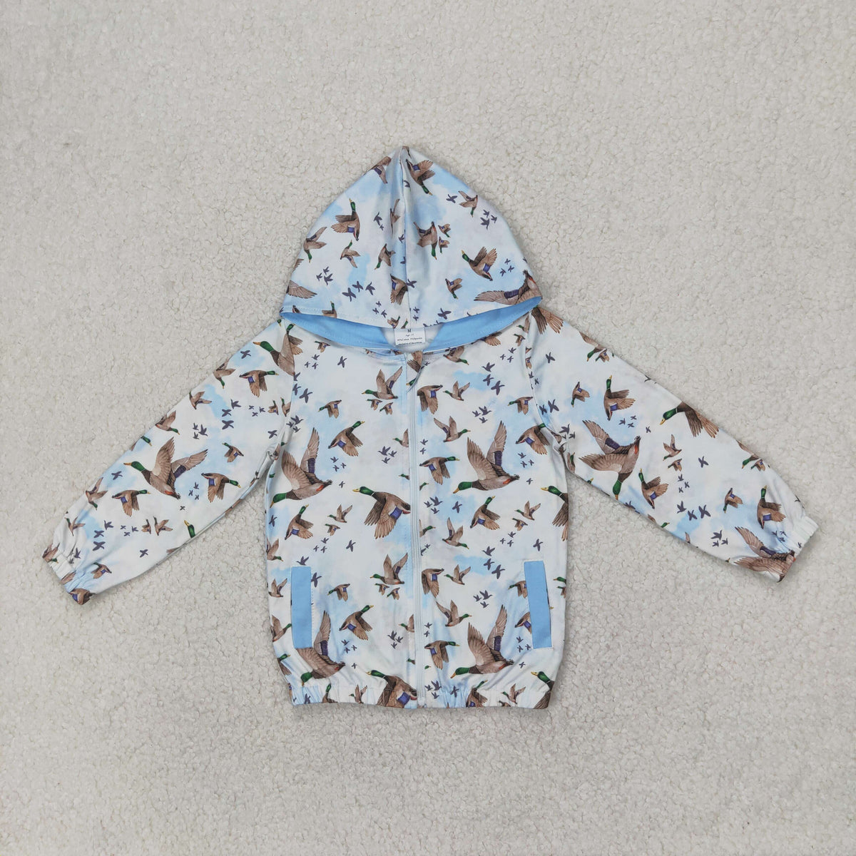 Sibling Baby Boys Girls Long Sleeves Southern Hunting Camo Zip Pockets Hoodie Jackets Top
