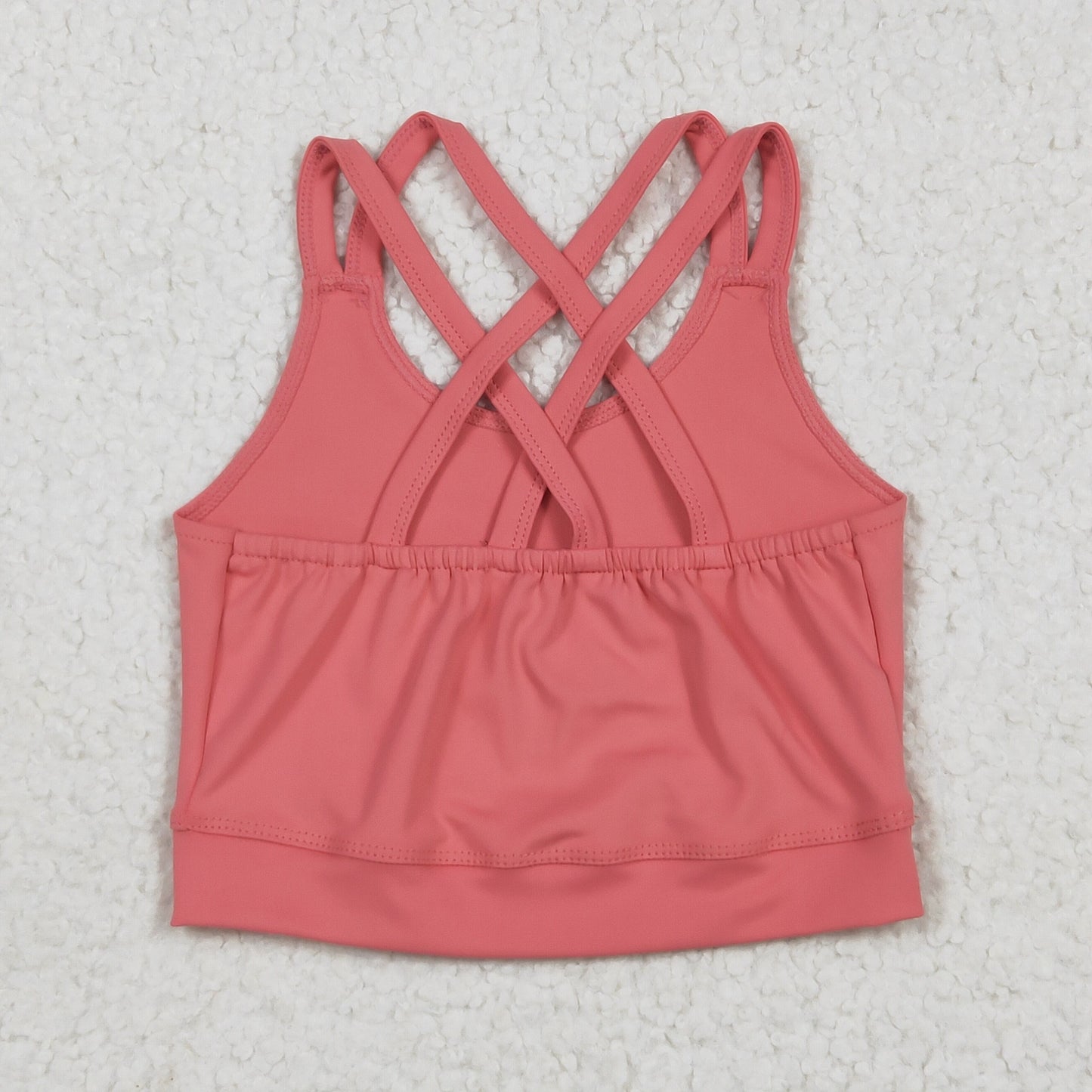 GT1004 Baby Girls Straps Peach Vests Shirts Top