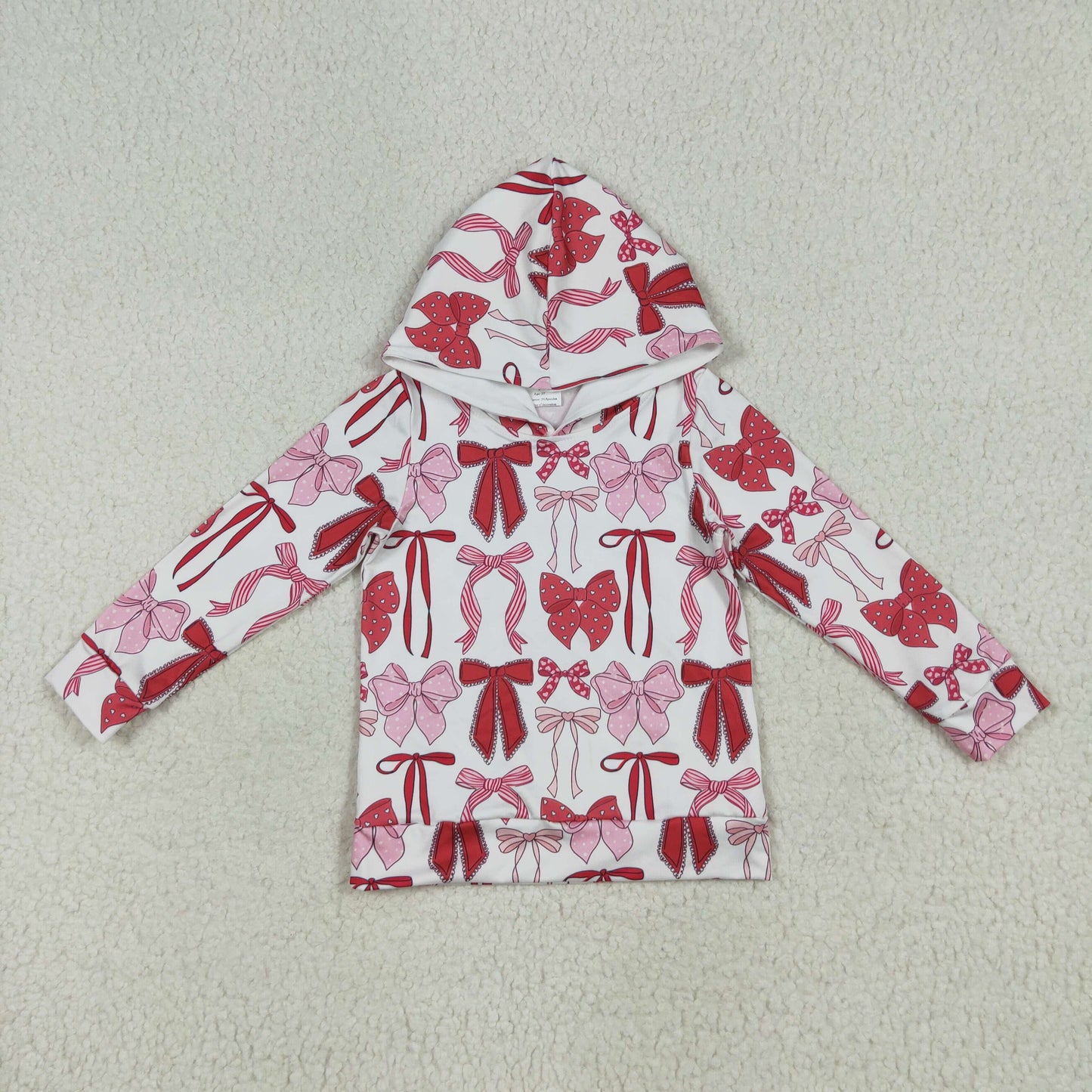 Sibling Baby Girls Bows Ducks Santa Long Sleeves Hoodies Top