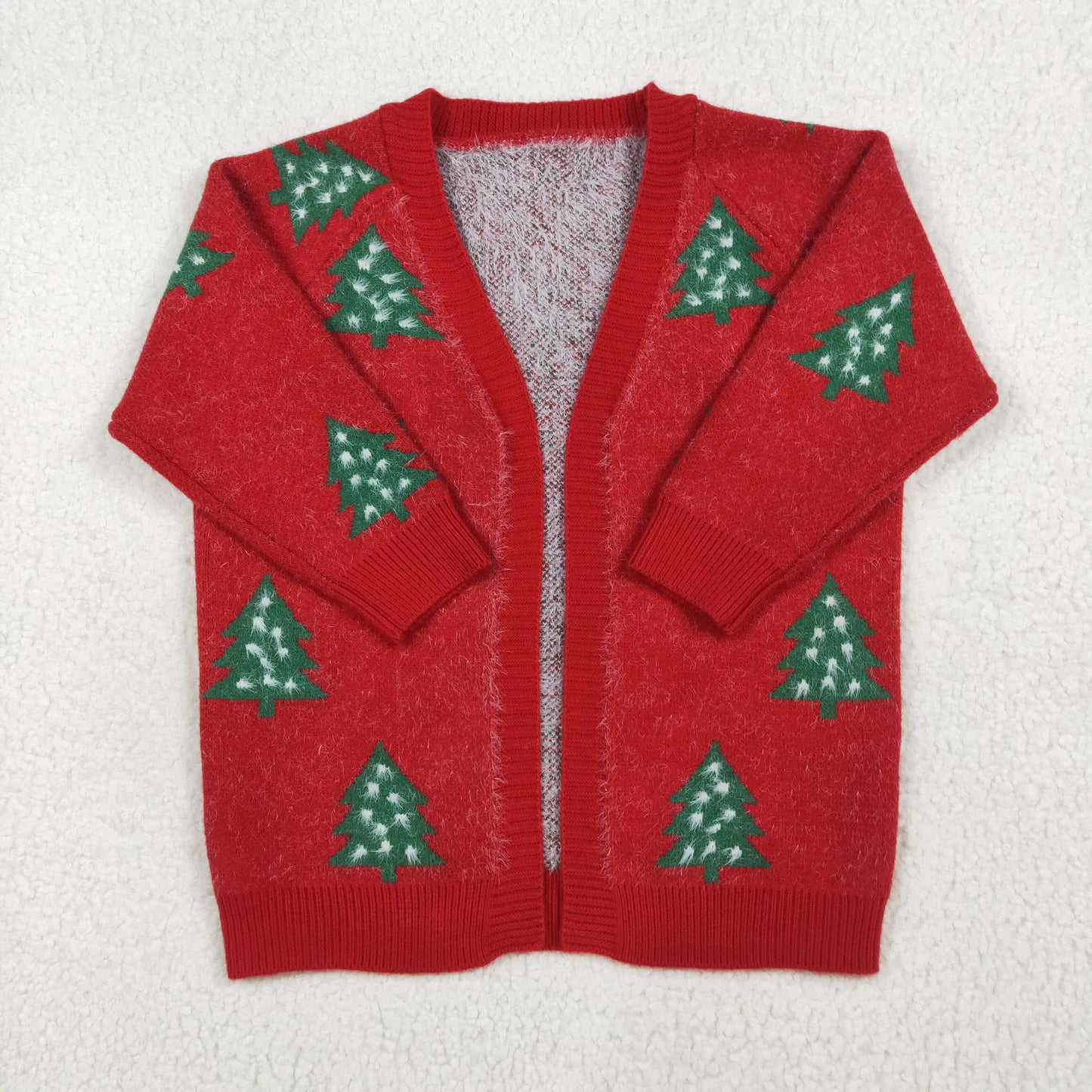 Sibling Baby Girls Christmas Long Sleeve Sweaters Cardigans