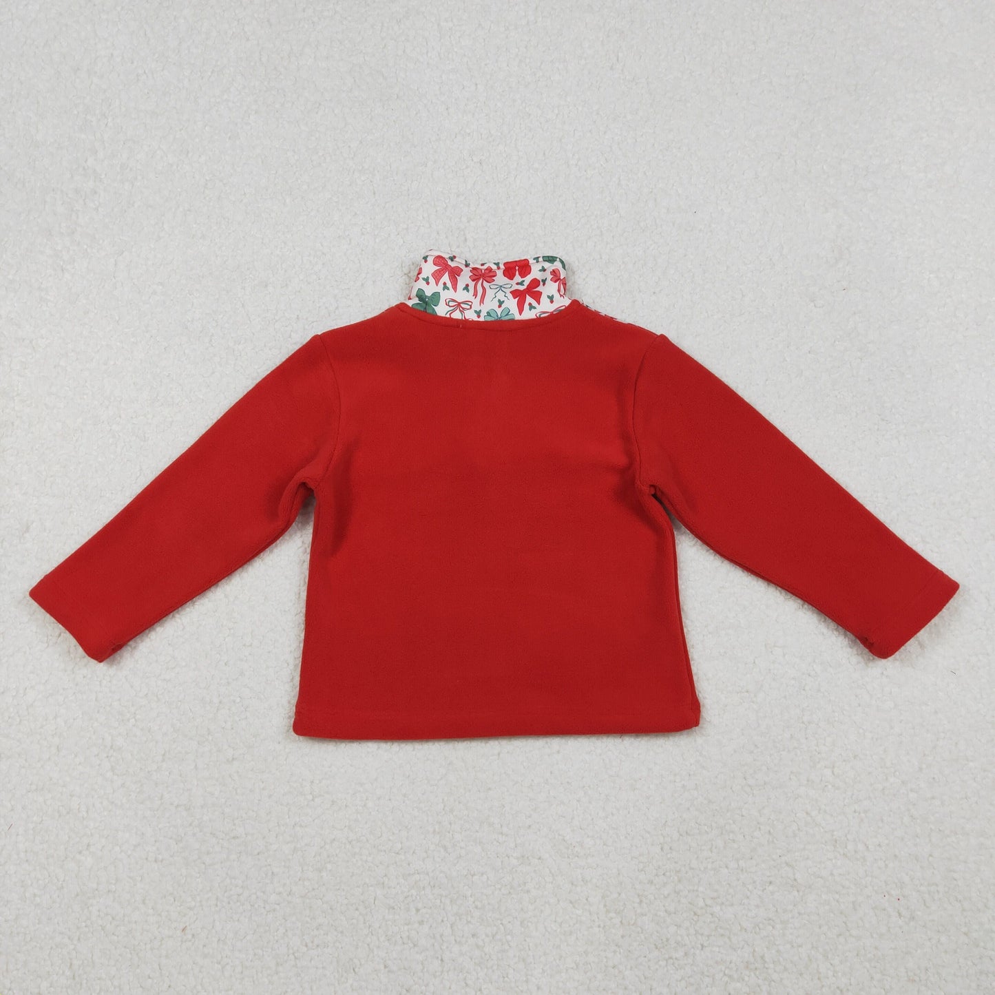 Sibling Baby Boys Girls Long Sleeve Sherpa Zipper Pullovers Top