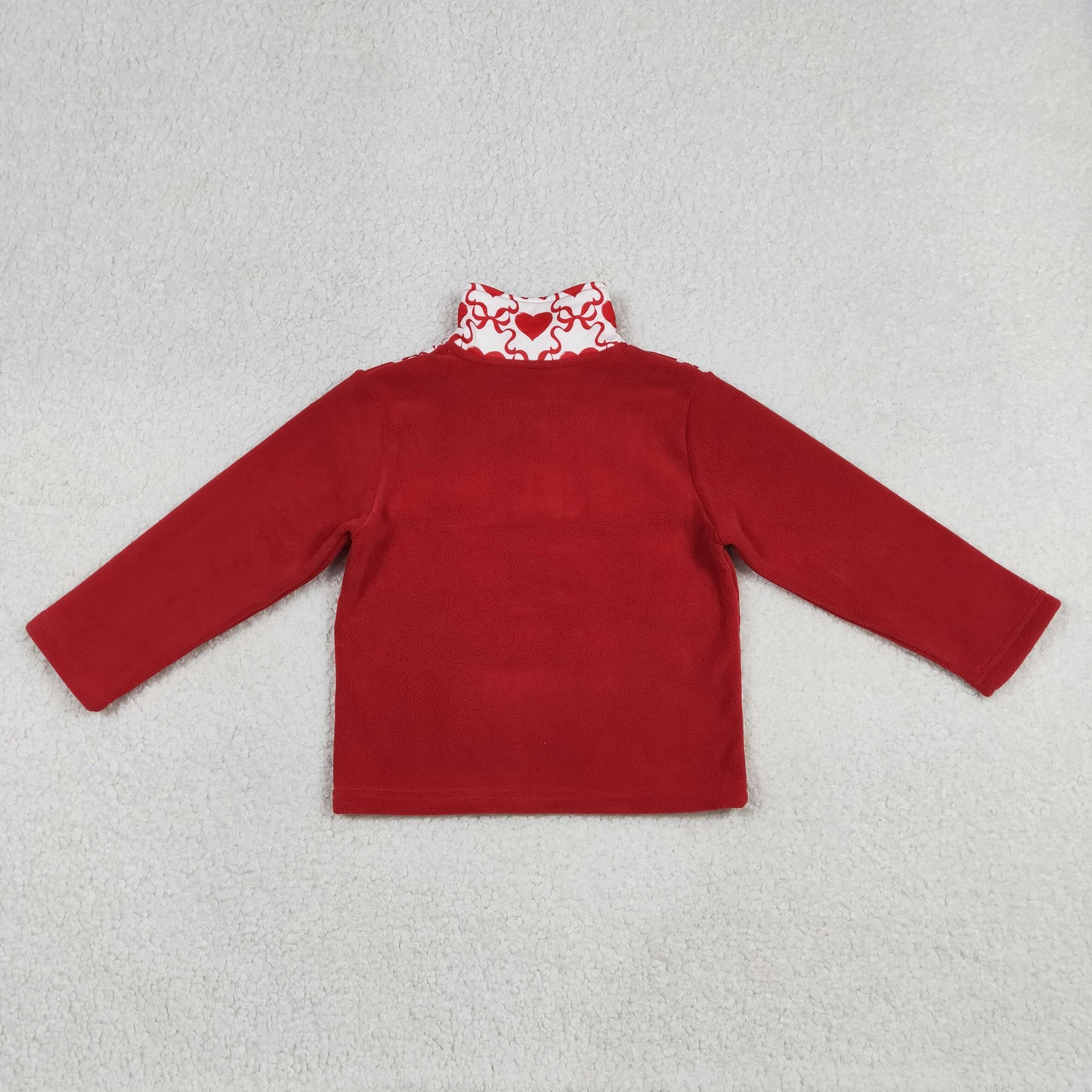 Sibling Baby Boys Girls Long Sleeve Sherpa Zipper Pullovers Top