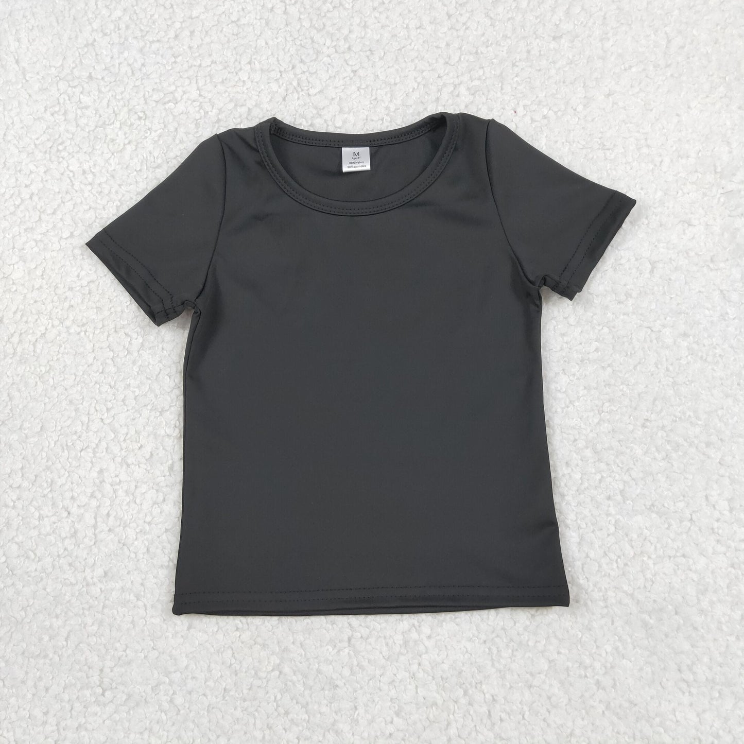 Sibling Baby Girls Short Sleeve Colorful Yoga Active T-shirts Tops