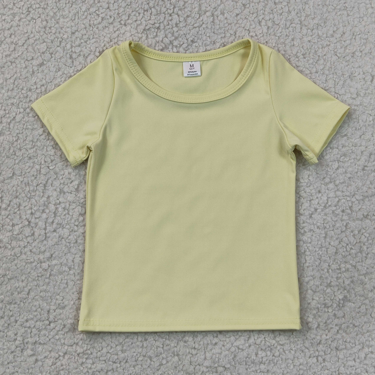 Sibling Baby Girls Short Sleeve Colorful Yoga Active T-shirts Tops