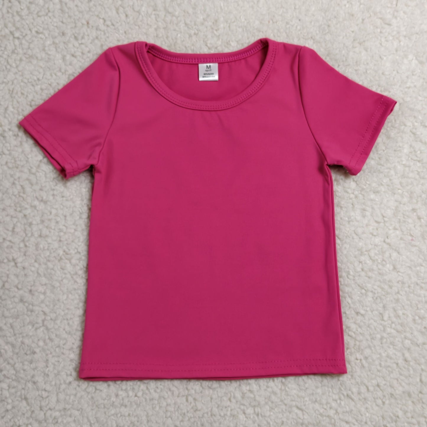 Sibling Baby Girls Short Sleeve Colorful Yoga Active T-shirts Tops