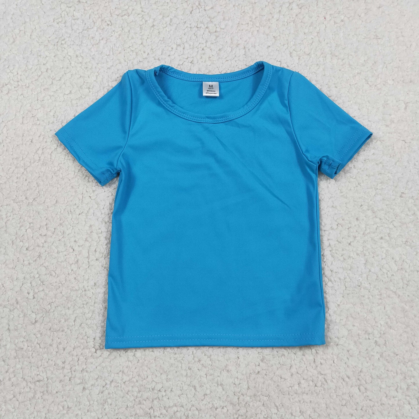 Sibling Baby Girls Short Sleeve Colorful Yoga Active T-shirts Tops