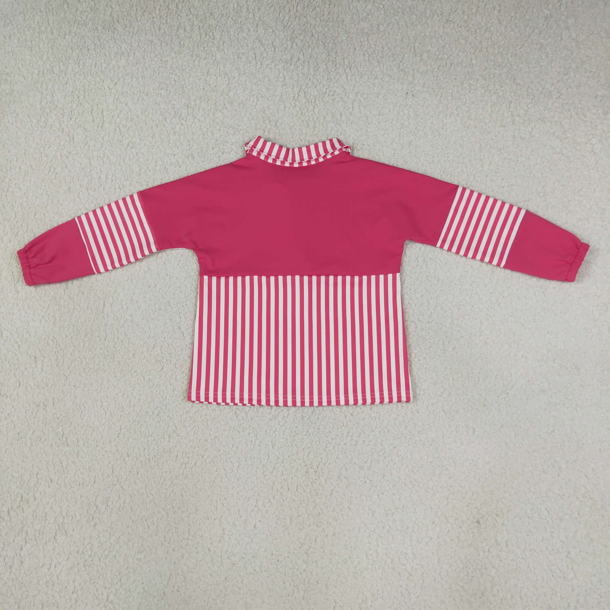 Sibling Baby Girls Long Sleeve Stripe Zip Pullovers Top Shorts Yoga Active Clothes Sets