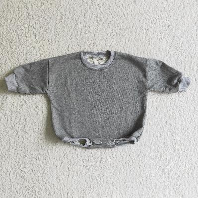Sibling Baby Girls Long Sleeve Cotton Sweater Rompers