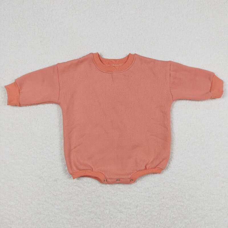 Sibling Baby Girls Long Sleeve Cotton Sweater Rompers