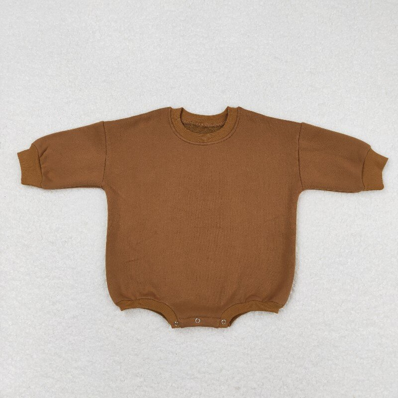 Sibling Baby Girls Long Sleeve Cotton Sweater Rompers