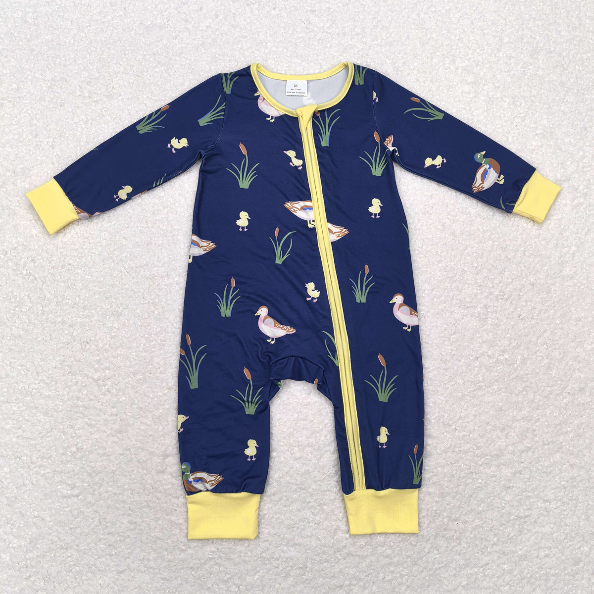 Sibling Baby Boys Long Sleeves Deer Ducks Fishing Camo Hunting Zip Rompers