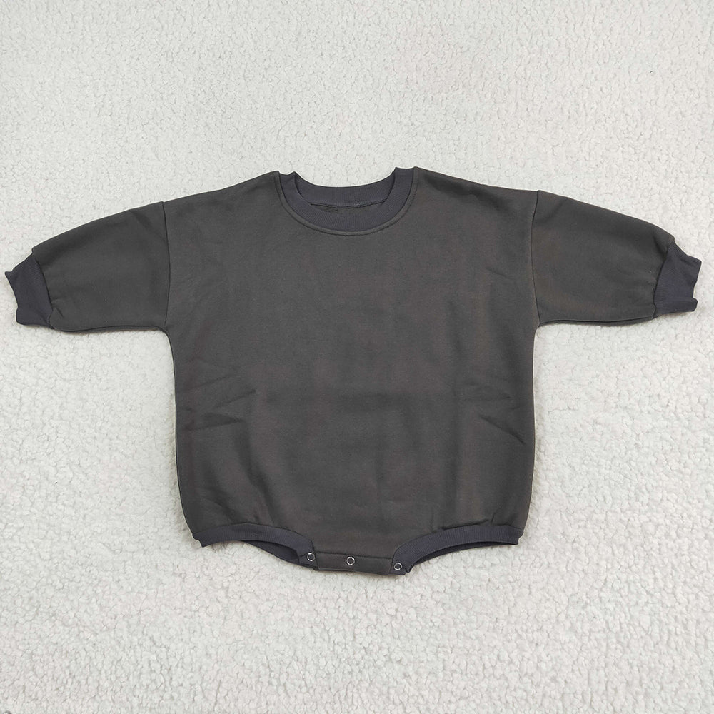 Sibling Baby Girls Long Sleeve Cotton Sweater Rompers