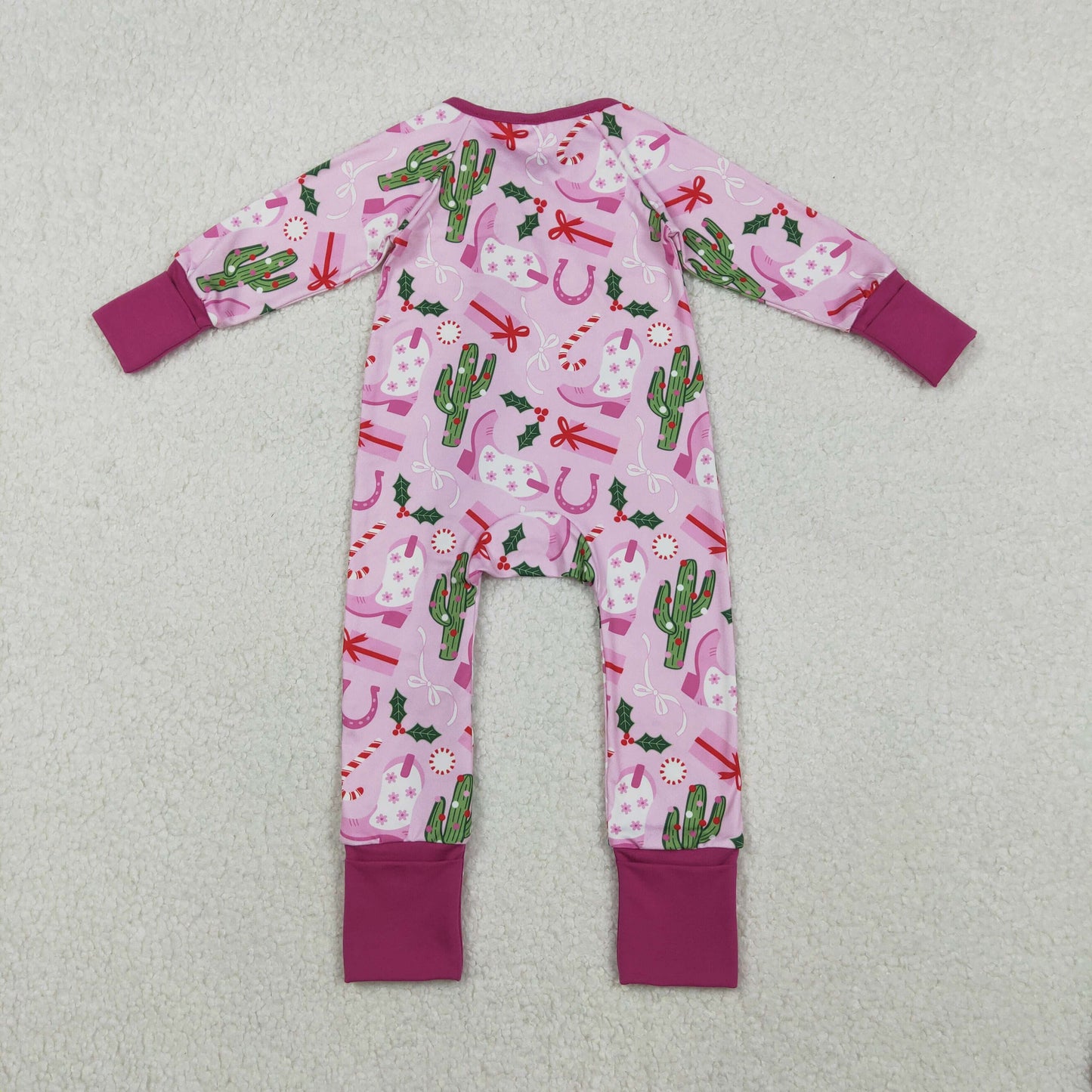 Sibling Baby Kids Hats Boots Horses Cows Western Two Way Zip Convertible Rompers