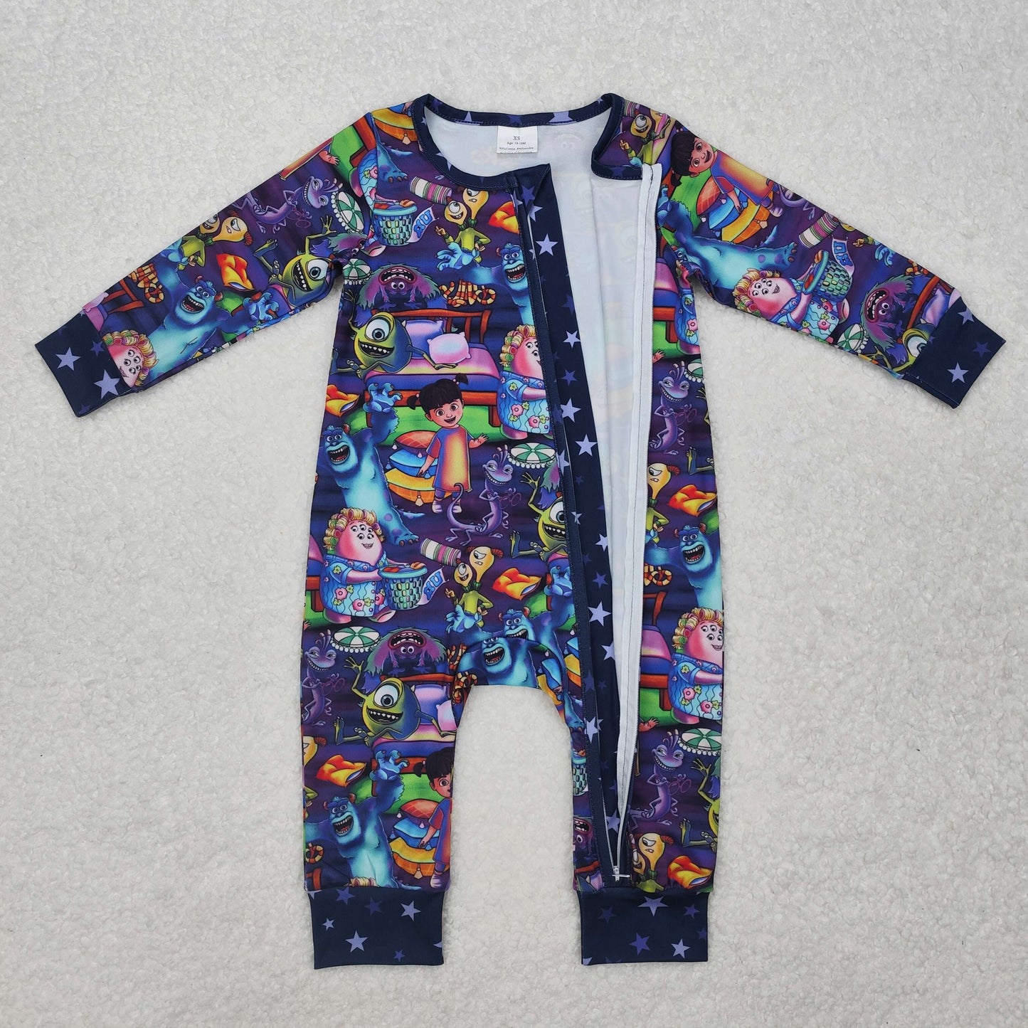 LR2164  baby girl clothes cartoon girl winter romper