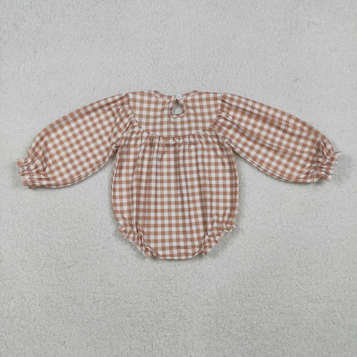 Sibling Smocked Baby Girls Thanksgiving Turkey Bows Ruffle Rompers Dresses
