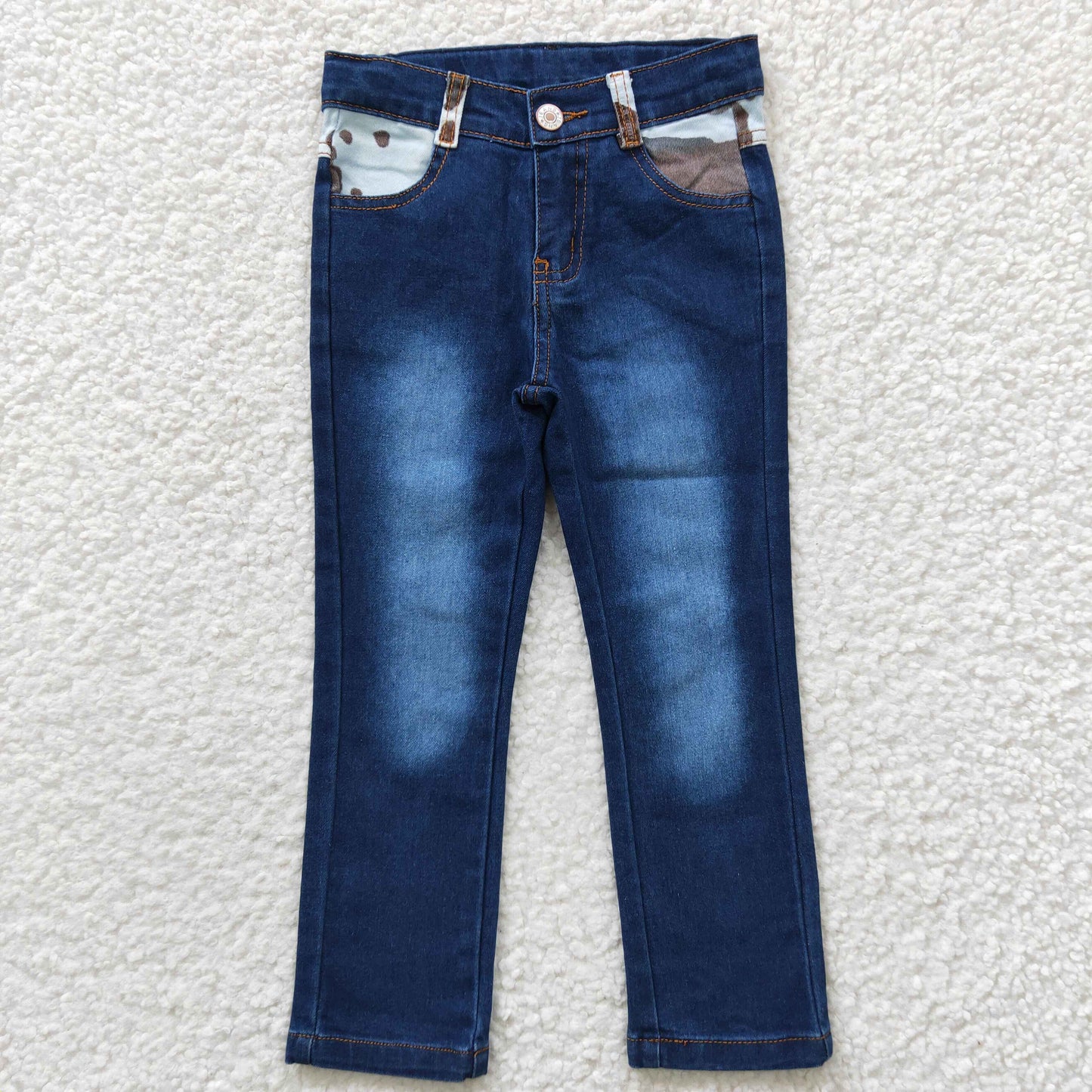 Sibling Baby Boys Girls Leggings Denim Pants Jeans