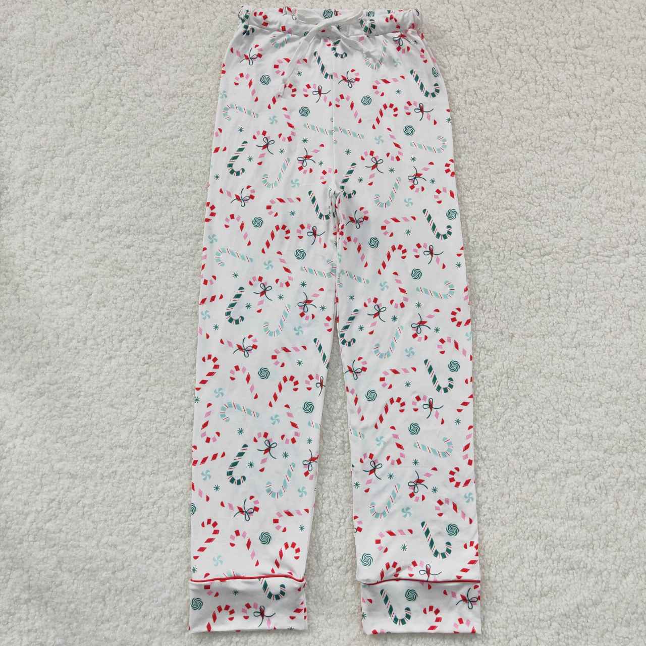 Sibling Adult Men Women Trees Cows Checked Christmas Pajamas Flare Pants