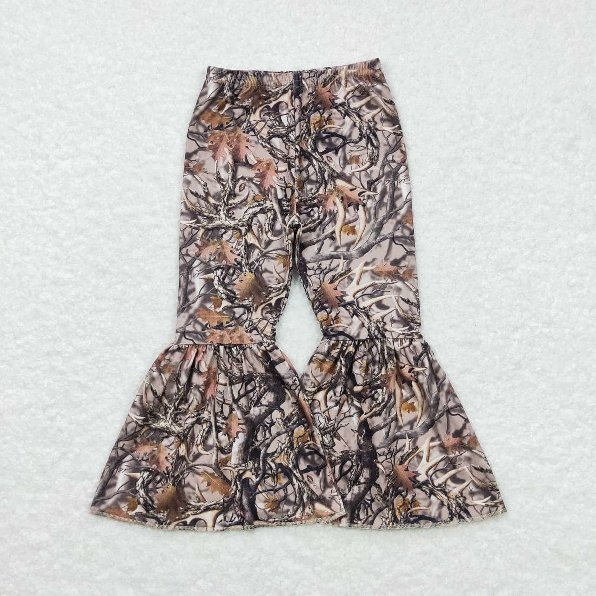 Sibling Baby Girls Hunting Duck Hooded Top Camo Bell Pants Clothes Sets
