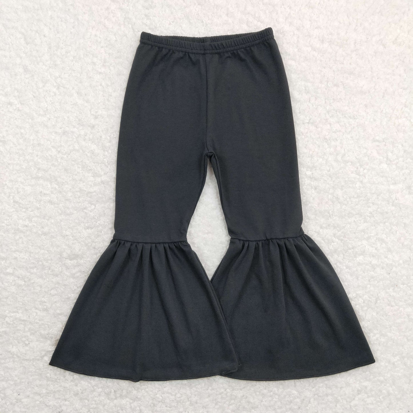 Sibling Baby Girls Spring Fall Ruffle Leggings Bell Bottom Pants