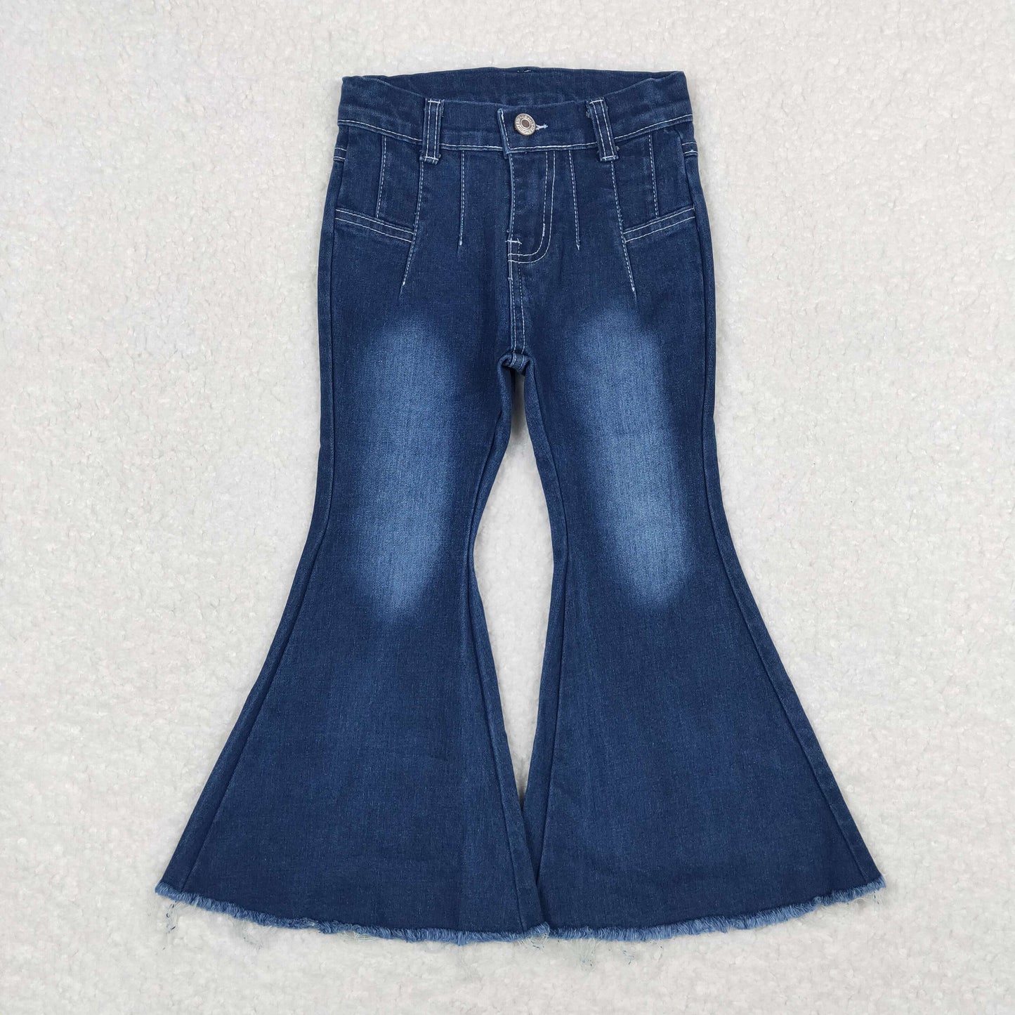 Sibling Baby Girls Hot Blue Bell Bottom Denim Pants Jeans