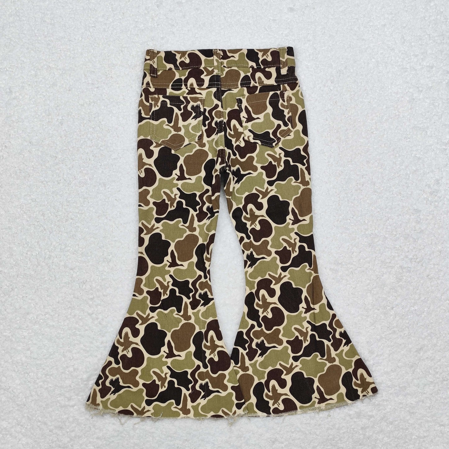 Sibling Baby Boys Girls Camouflage Hunting Season Denim Jeans Pants