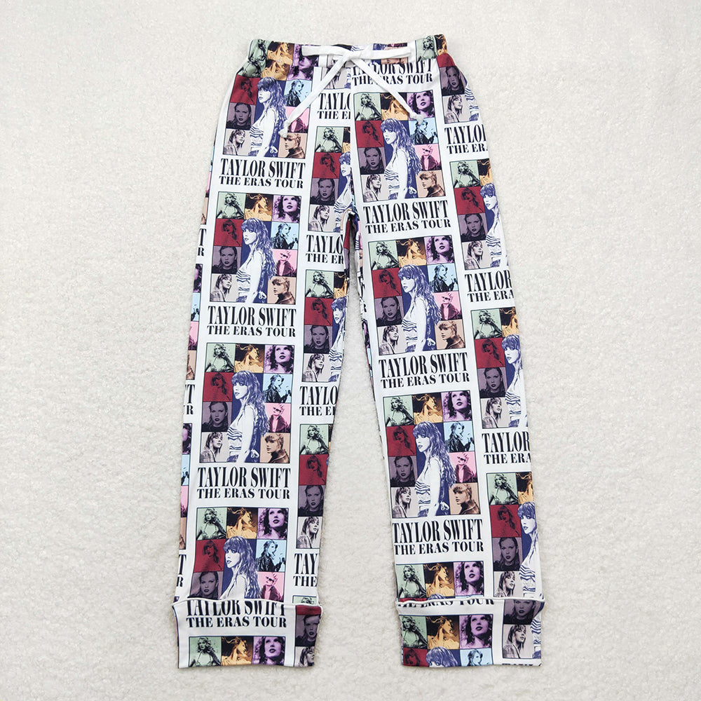 Sibling Adult Women Cartoon Mouses Bows Singers Pajamas Flare Pants
