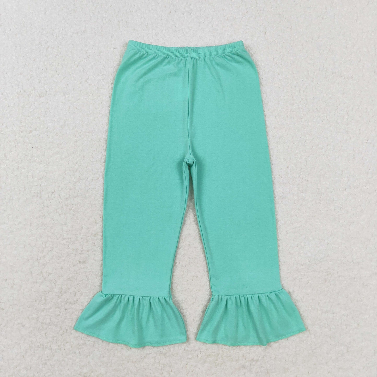 Sibling Baby Girls Spring Fall Ruffle Leggings Bell Bottom Pants