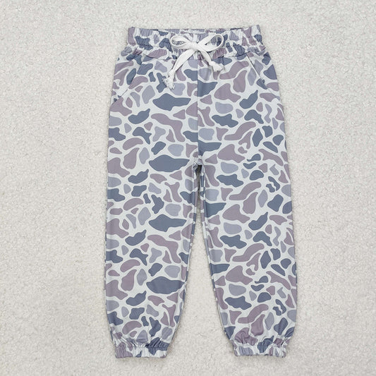 P0651 Baby kids old school grey camouflage jogger pants