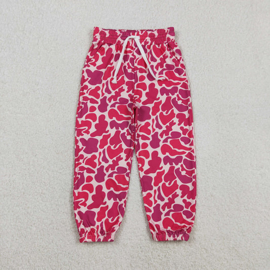 P0696 Baby Girls Southern Pink Camo Pockets Jogger Pants Bottom
