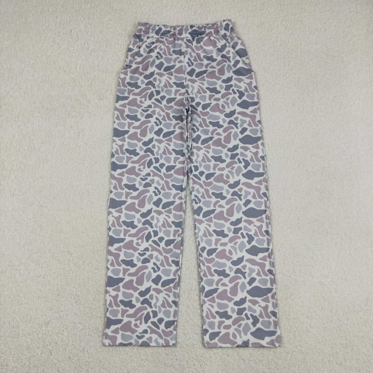 Sibling Adult Women Pockets Camo Santa Bats Flare Pants Bottom