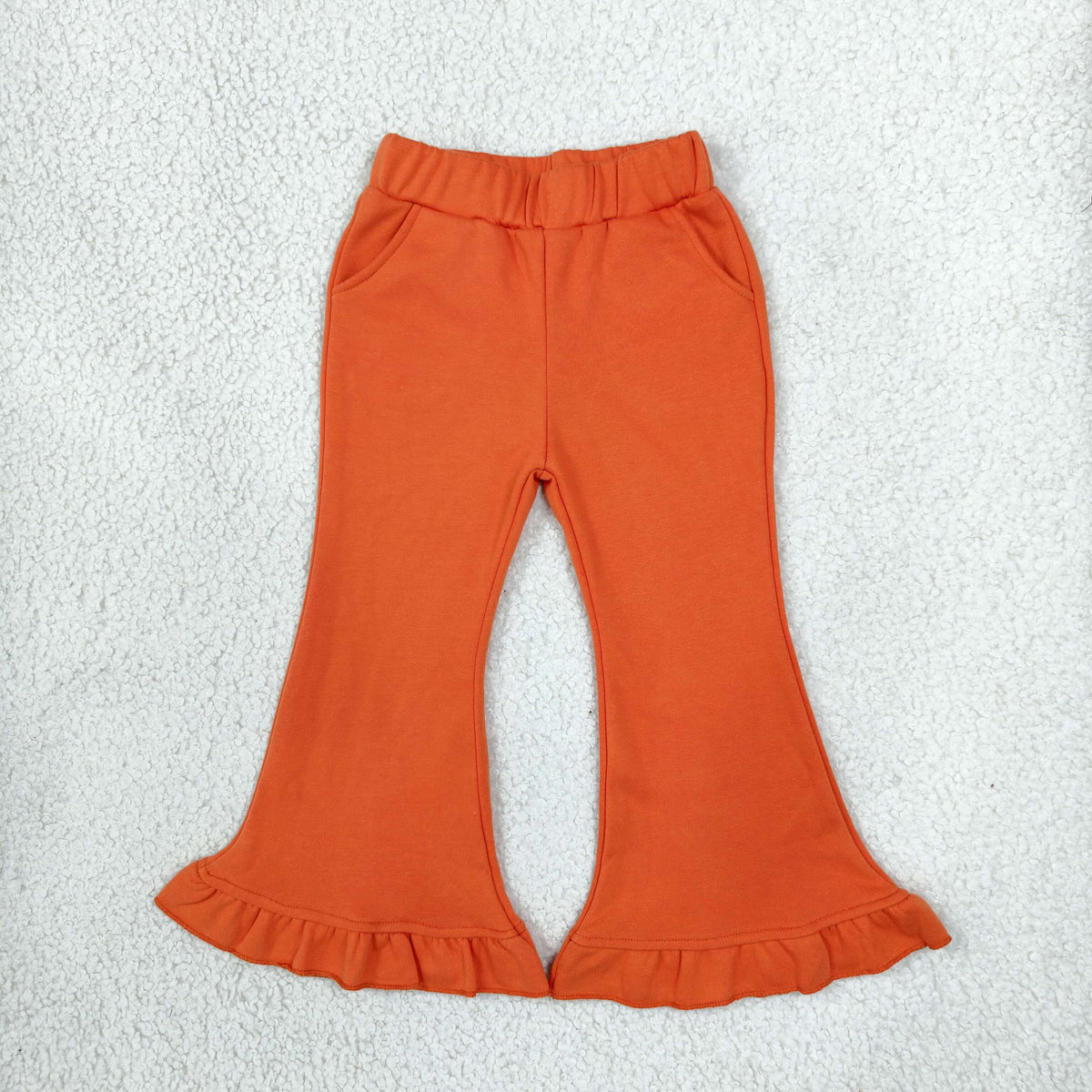 Sibling Baby Girls Long Sleeves Zip Pullovers Ruffle Flare Pant Sweater Clothes Sets