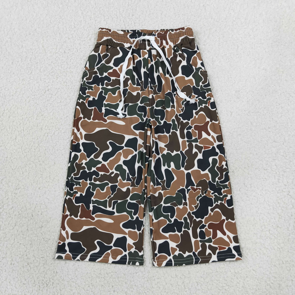 Sibling Baby Girls Camo Leopard Print Yoga Active Flare Pants Bottom