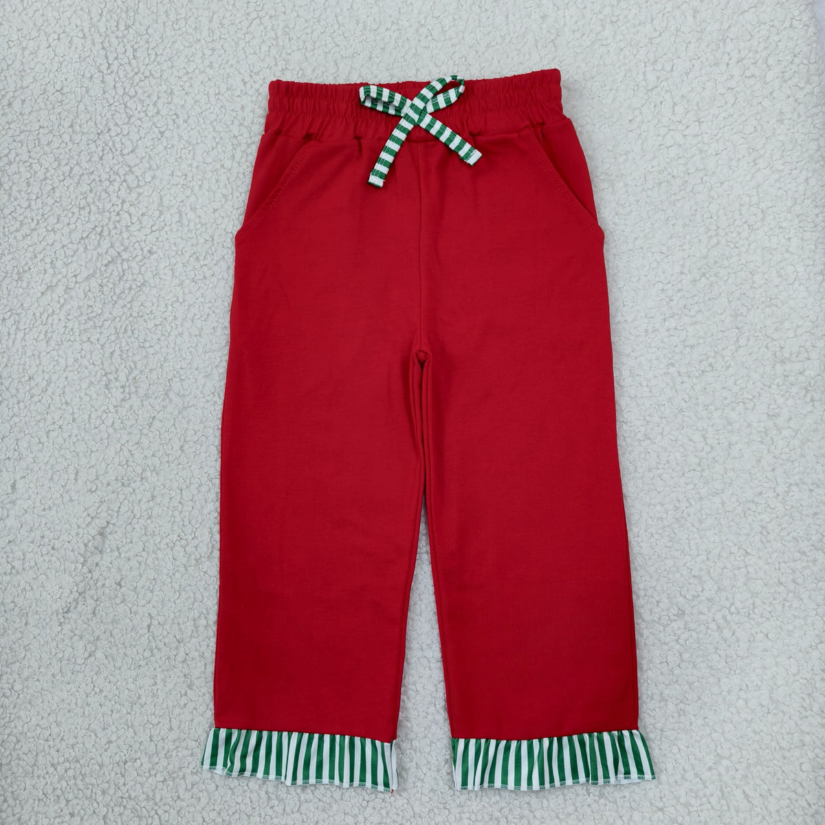 Sibling Baby Girls Long Flutter Sleeves Shirts Top Pockets Ruffle Shorts Pants Clothes Sets