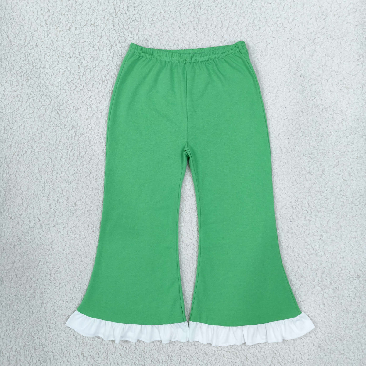Sibling Baby Girls Ruffle Long Sleeve Shirts Tops Flare Pants Cotton Clothes Sets