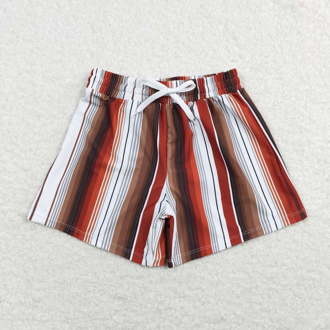 Sibling Baby Boys Cactus Cows Western Trunks Swimsuits