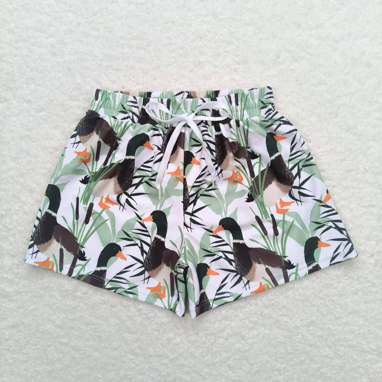 Sibling Baby Boys Hunting Ducks Trunks Shorts Bottom