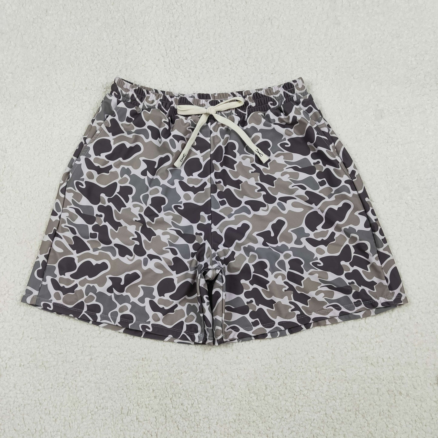 S0323 Adult Men Southern Grey Camouflage Trunks Shorts Bottom