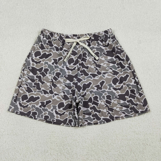 S0323 Adult Men Southern Grey Camouflage Trunks Shorts Bottom