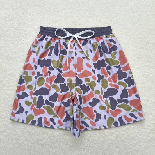 Adult Men grey camouflage Trunks Swimsuits S0402