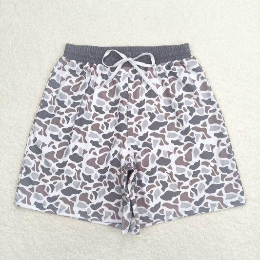 Adult Men light grey camouflage Trunks Swimsuits S0403