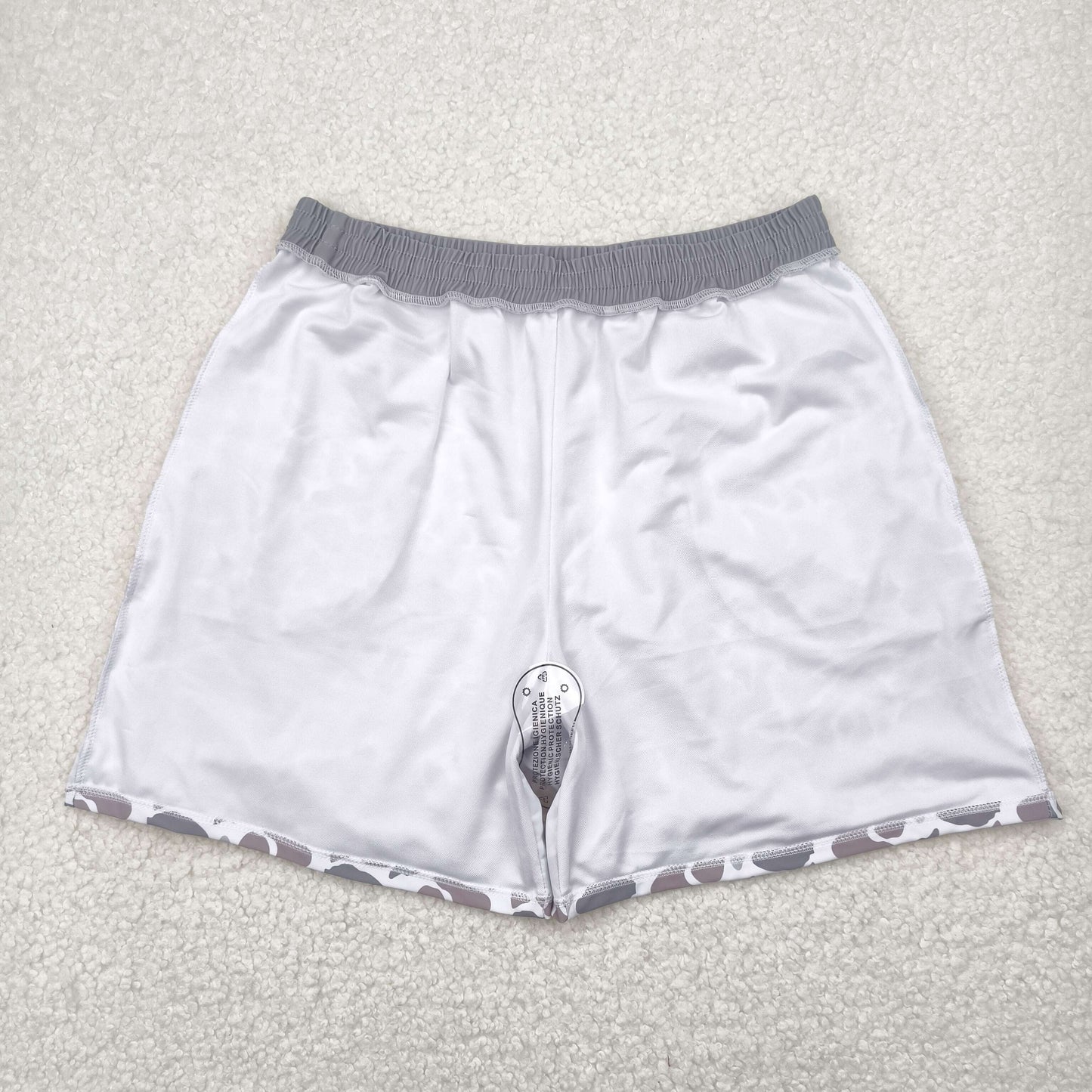 Family Adult Baby Kids Southern Light Grey Camo Beach Wear Trunks Swimsuits