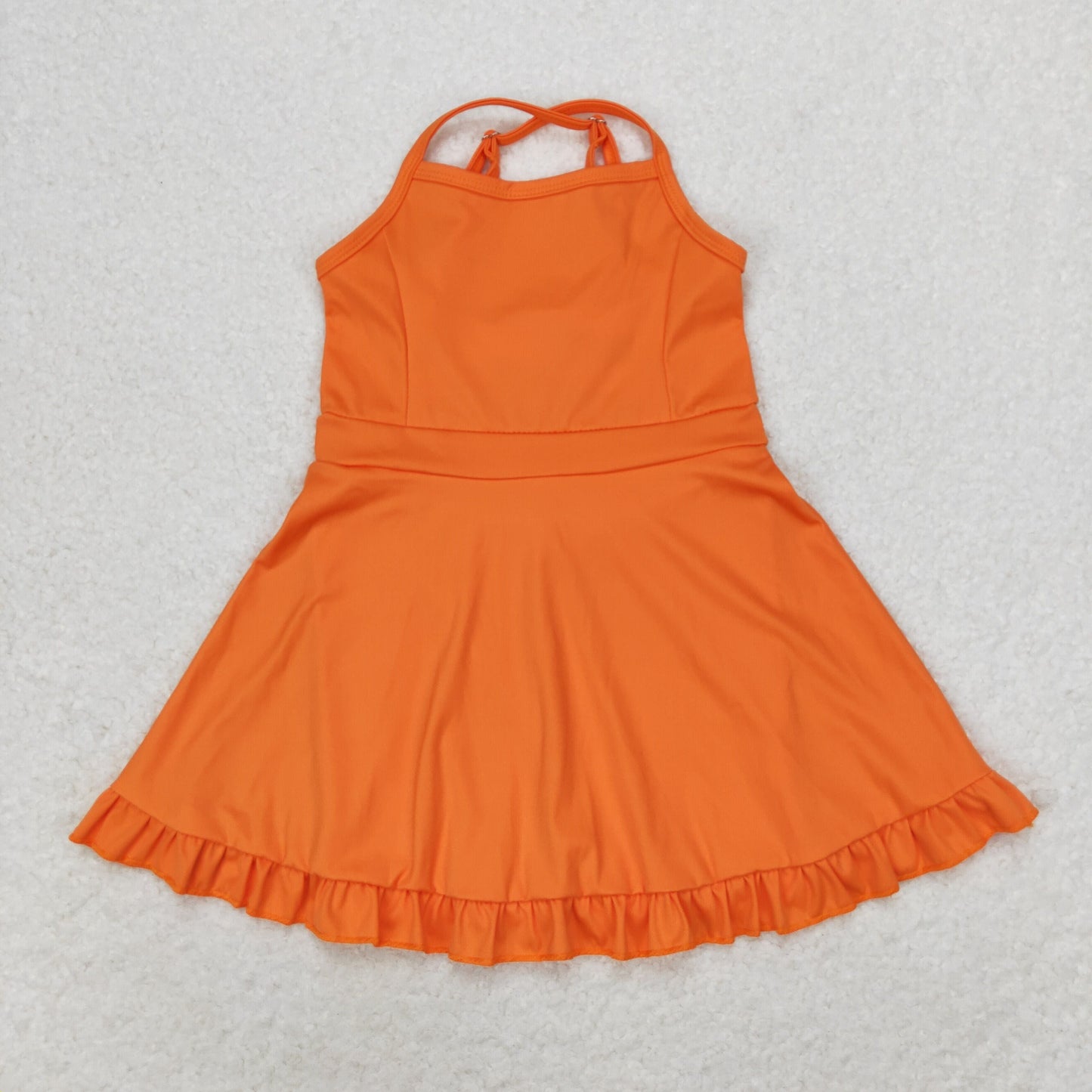 Sibling Baby Girls Knit Knee Length Active Wear Athletic Dresses