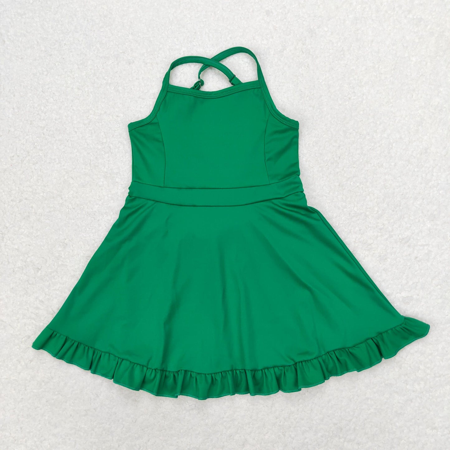 Sibling Baby Girls Knit Knee Length Active Wear Athletic Dresses