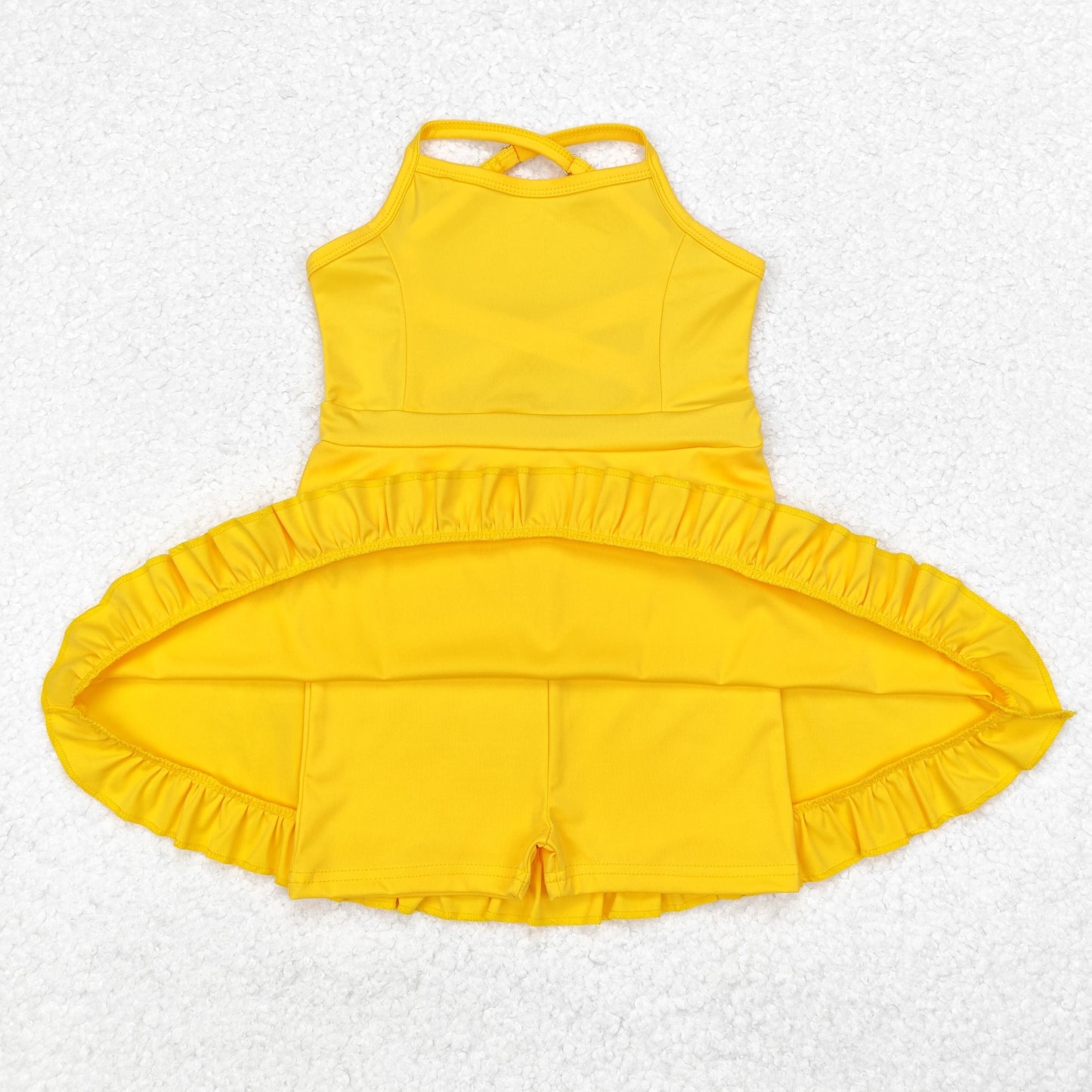 Sibling Baby Girls Knit Knee Length Active Wear Athletic Dresses