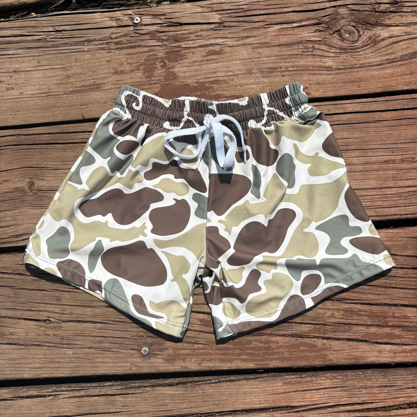 S0475 Baby Boys Southern Green Camo Swimming Trunks Shorts Bottom