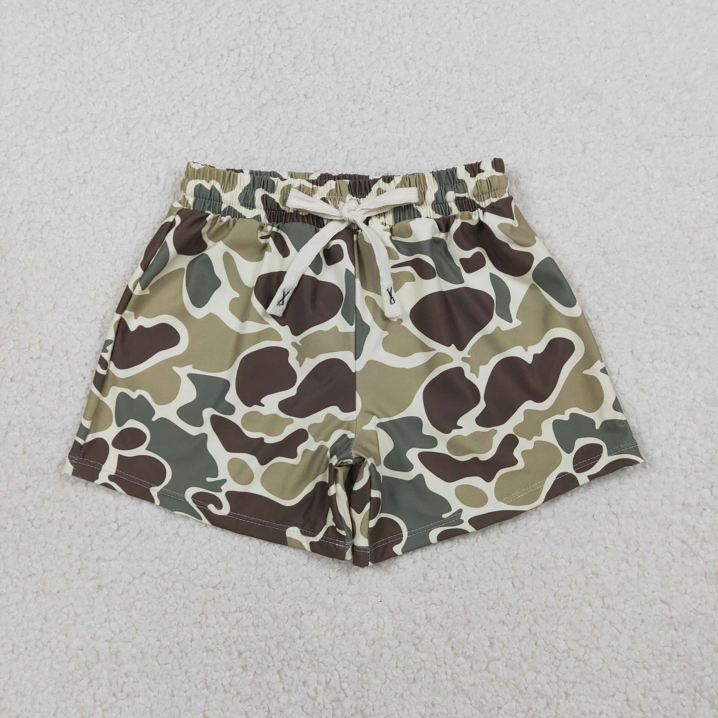 S0475 Baby Boys Southern Green Camo Swimming Trunks Shorts Bottom