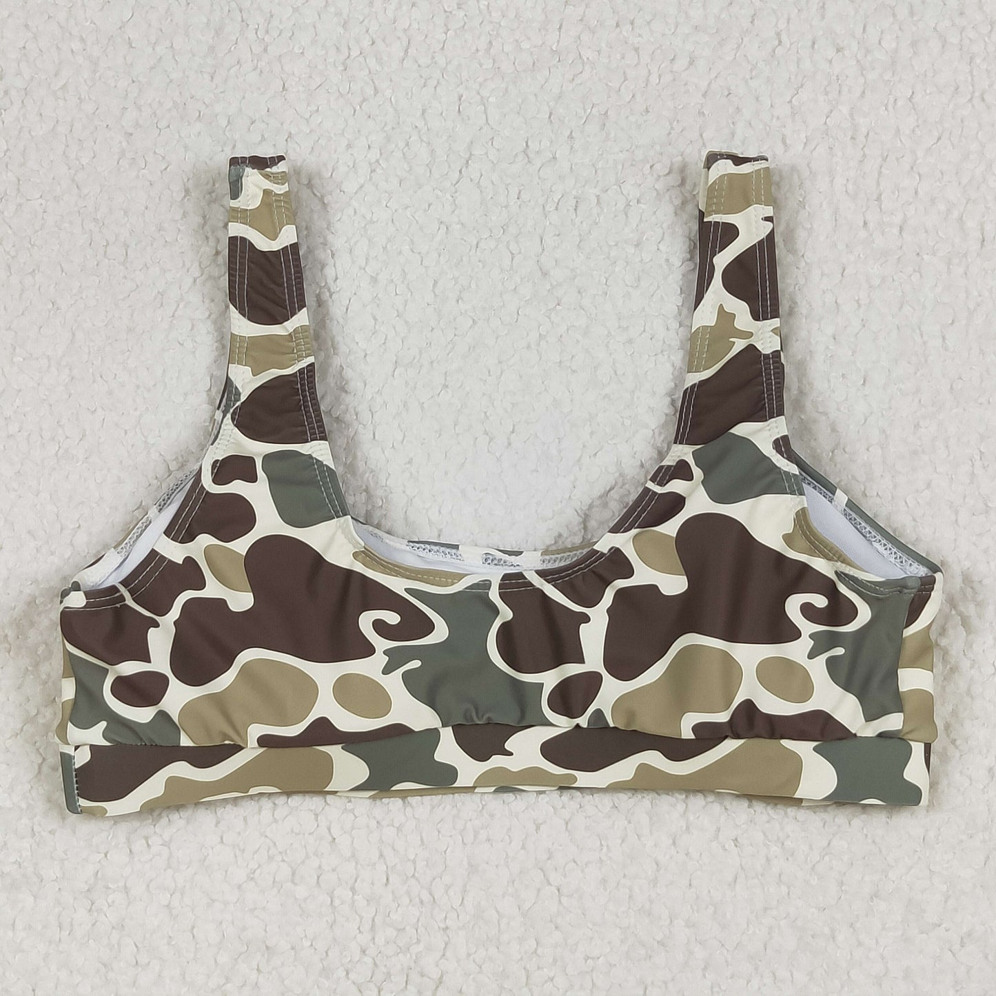 Sibling Adult Women Western Camouflage Top Bummies 2pcs Bikini Swimsuits Sets
