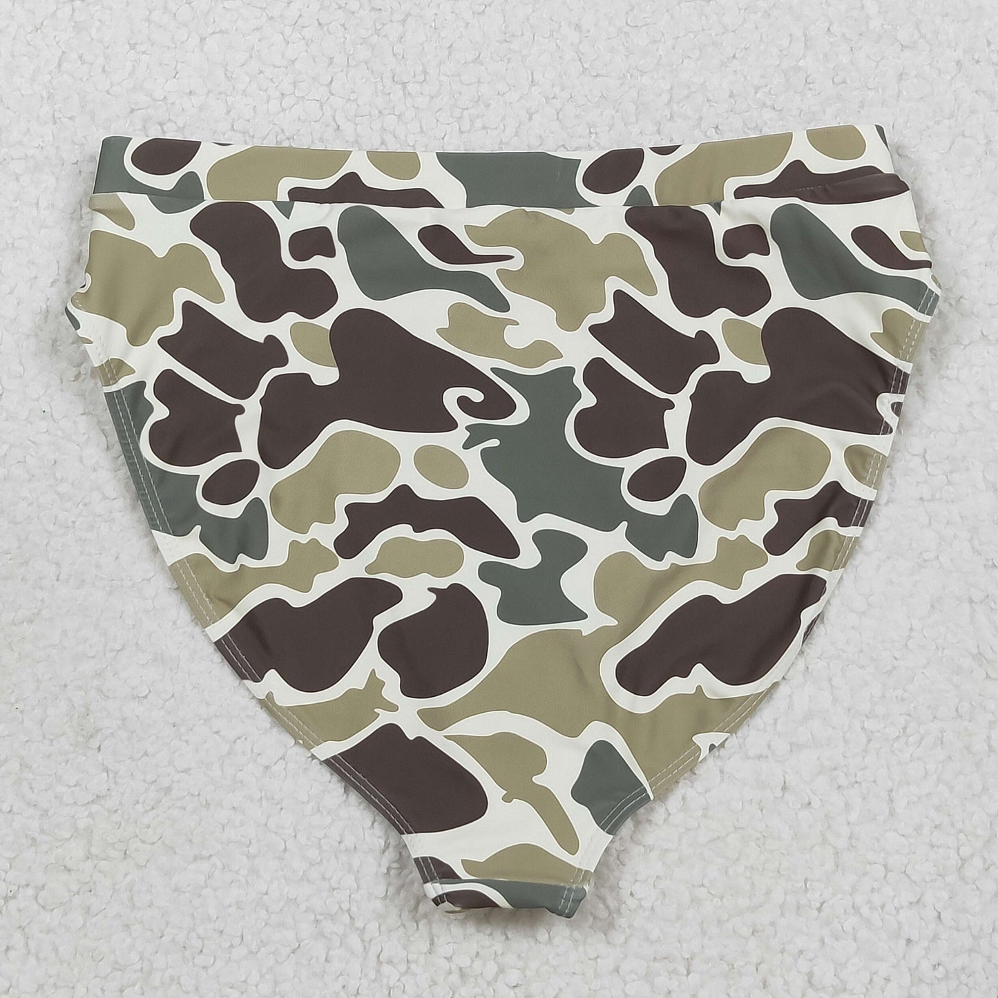 Sibling Adult Women Western Camouflage Top Bummies 2pcs Bikini Swimsuits Sets